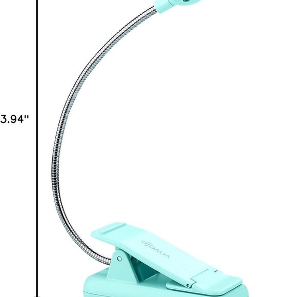 Rechargeable Book Light, Blue Light Blocking, Amber 1600K Clip On Reading Light, - Picture 2 of 7